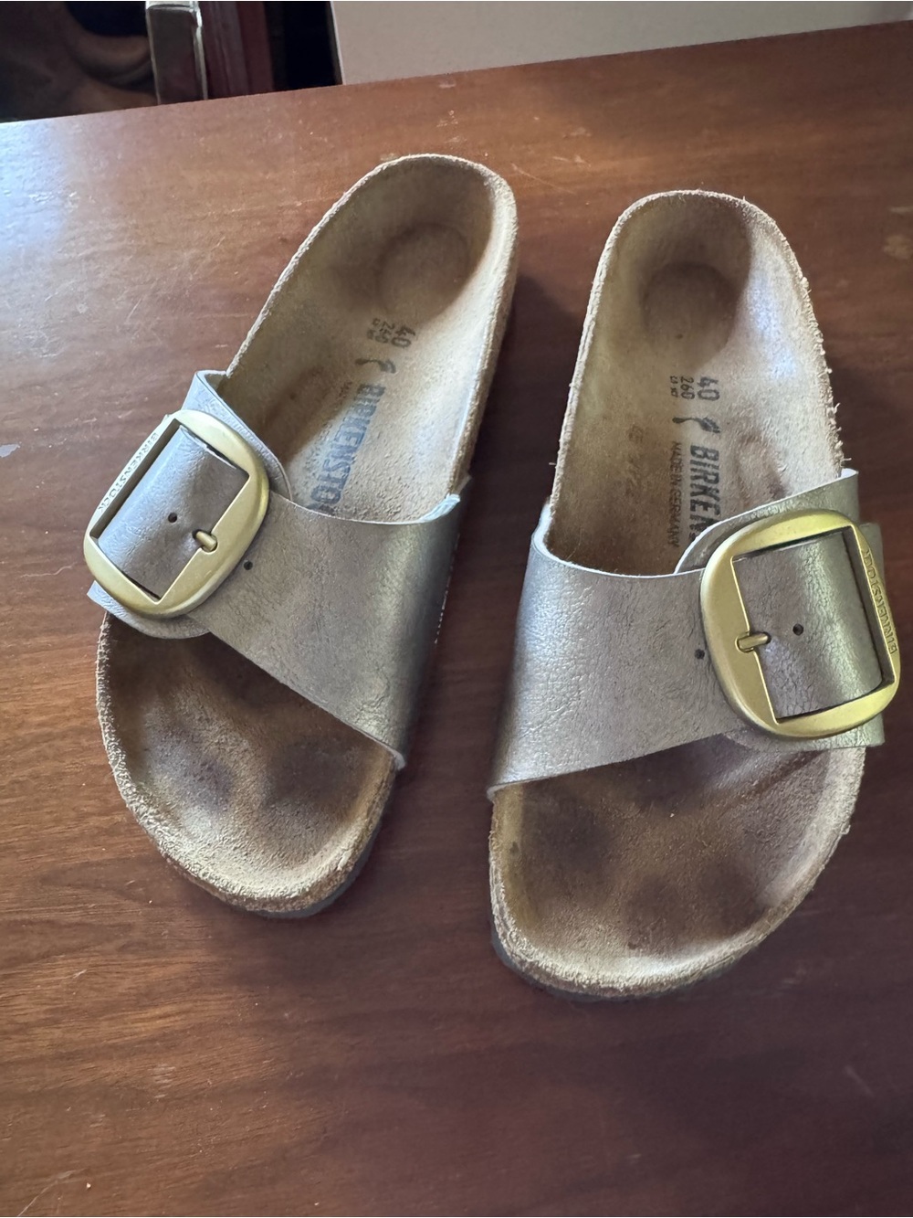 Birkenstock Big Buckle Madrid sandals size 40